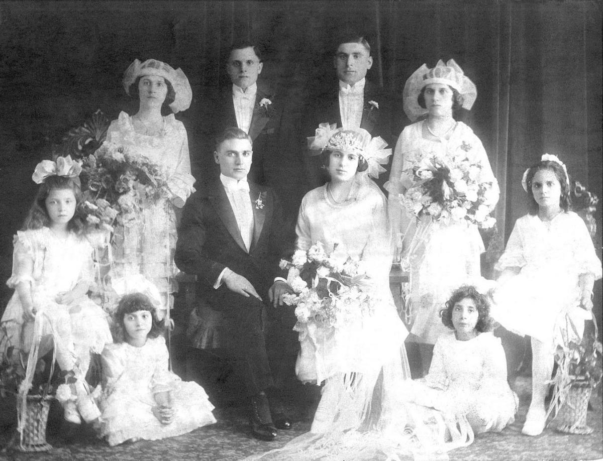 Salvatore and Stella wedding picture